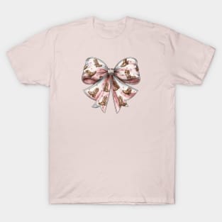 Coquette Ribbon With Cowboy Boots T-Shirt